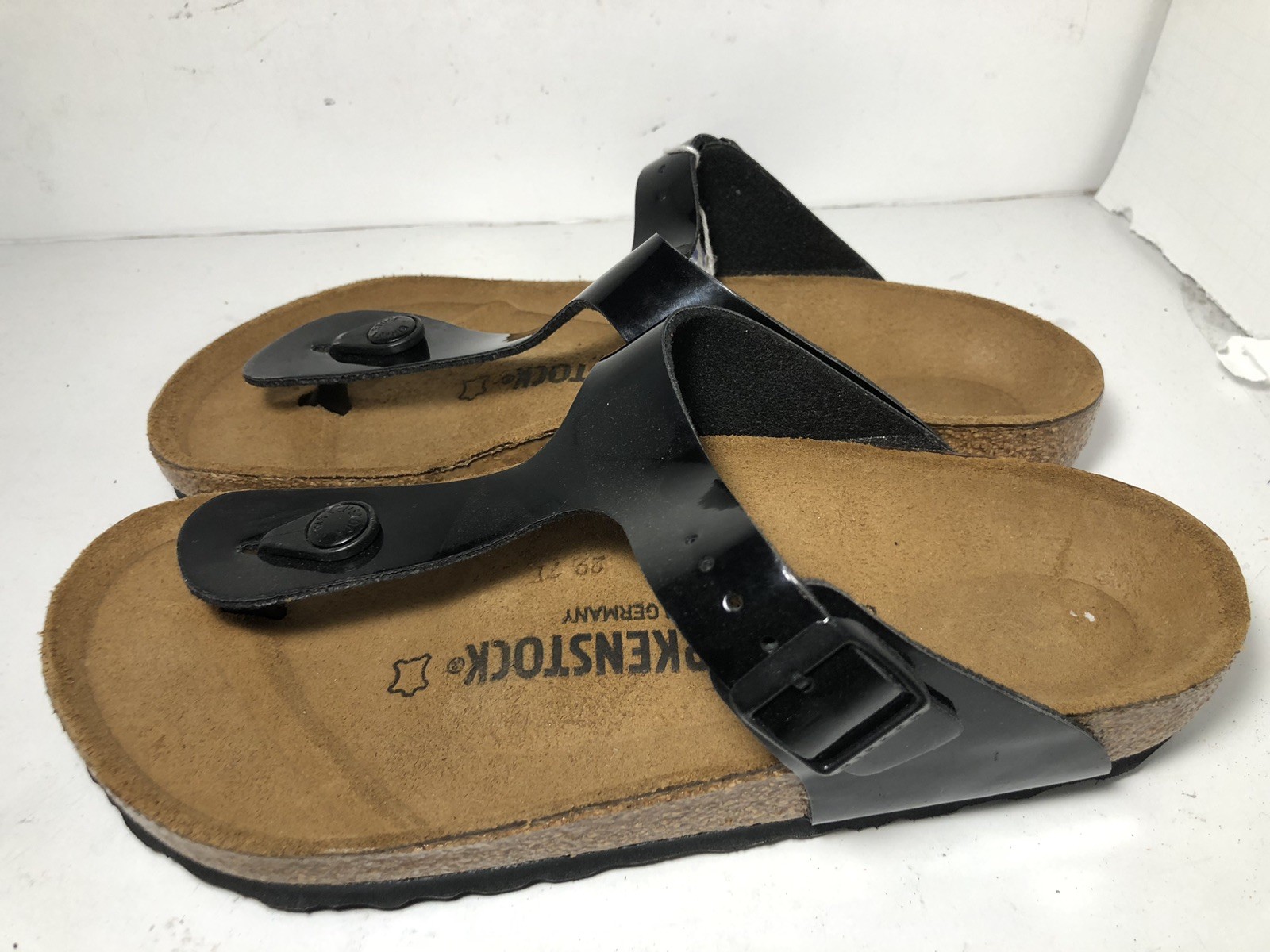 Birkenstock Gizeh BS Black Thong Sandal Woman’s Size 6