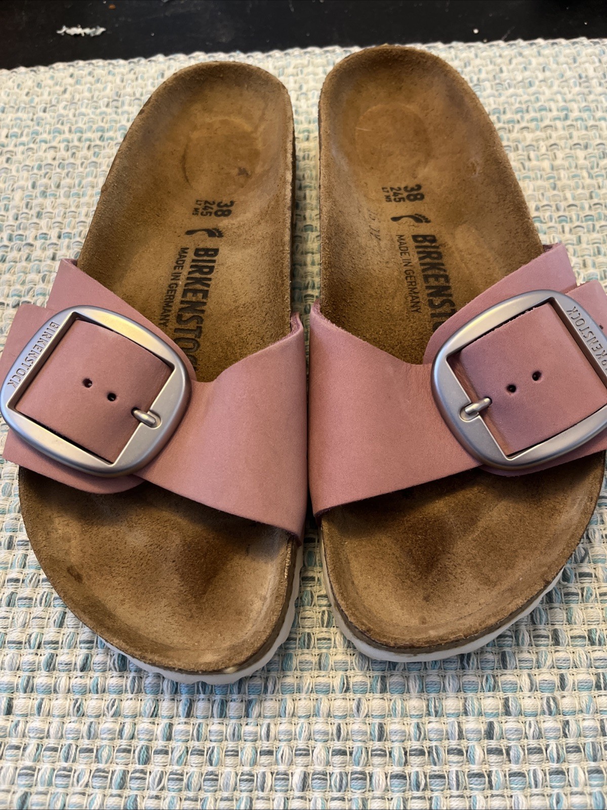 Birkenstock Madrid Big Buckle Women’s Old Rose Sandals NW/OB 7N (38 EU)