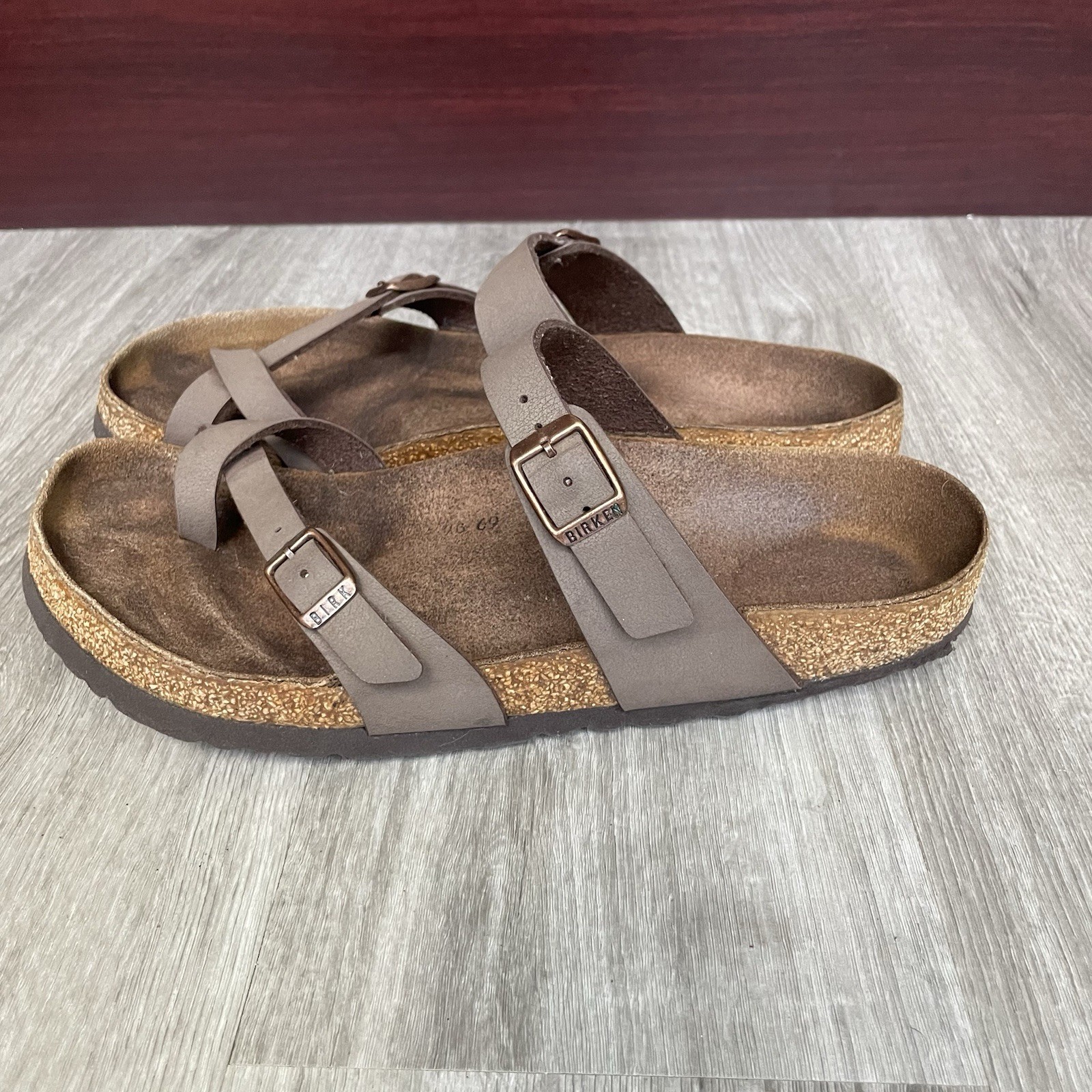 Birkenstock Mayari unisex Brown Sandals – Mocha, US 8