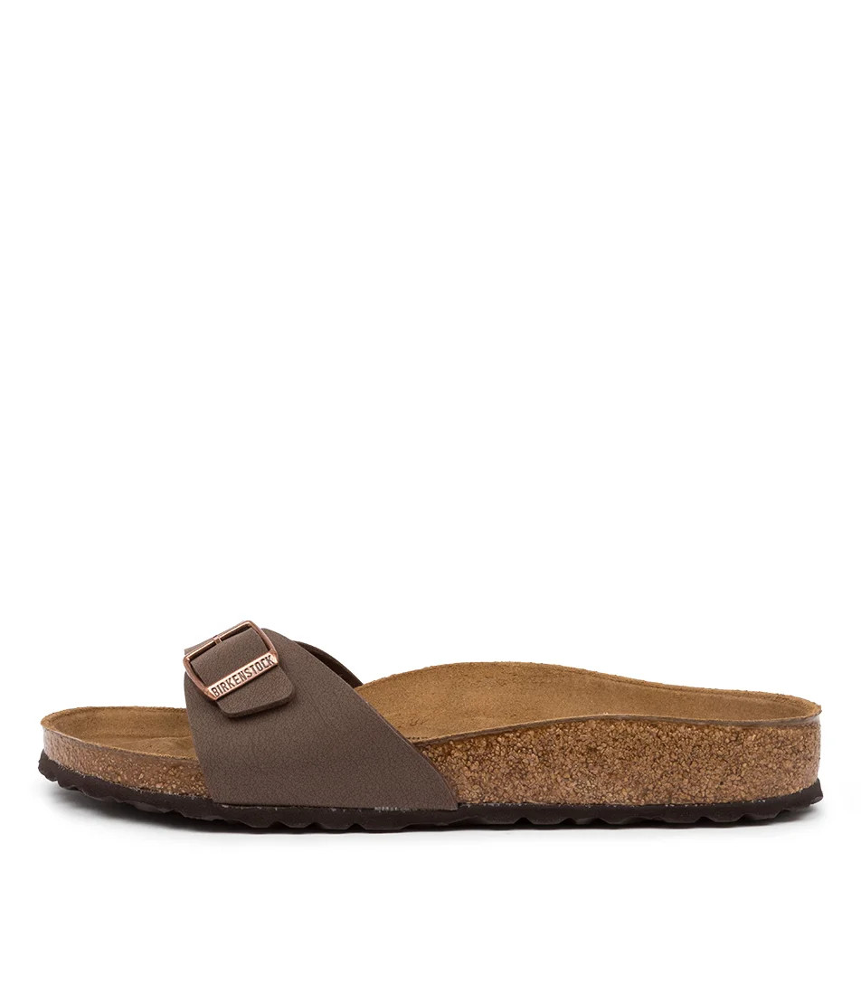 Birkenstock – Madrid –  Birkibuc in Mocca (Classic Footbed – Suede Lined) no box