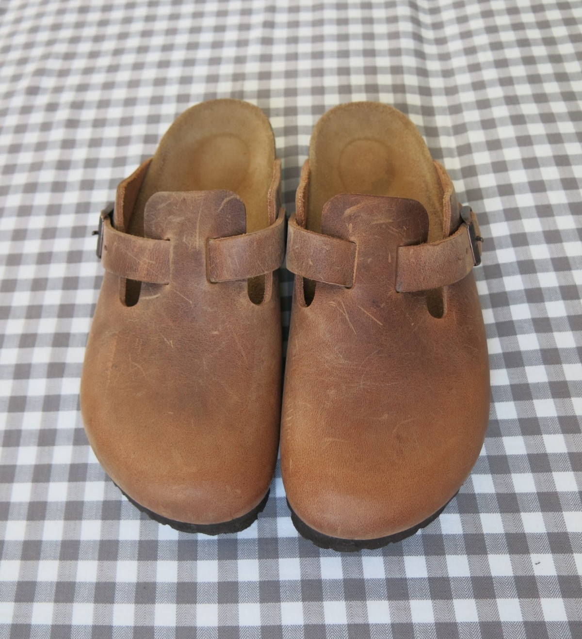 Birkenstock Boston oiled leather clogs in tobacco brown EU 35 US 4-4.5 medium