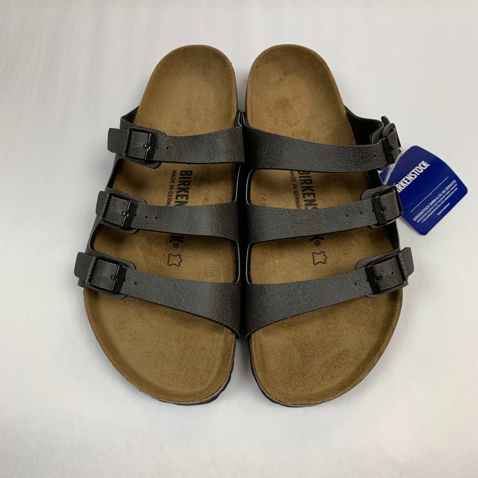 Birkenstock New w/ Box Florida Fresh Pull Up Anthracite Birko Flor R Select Size