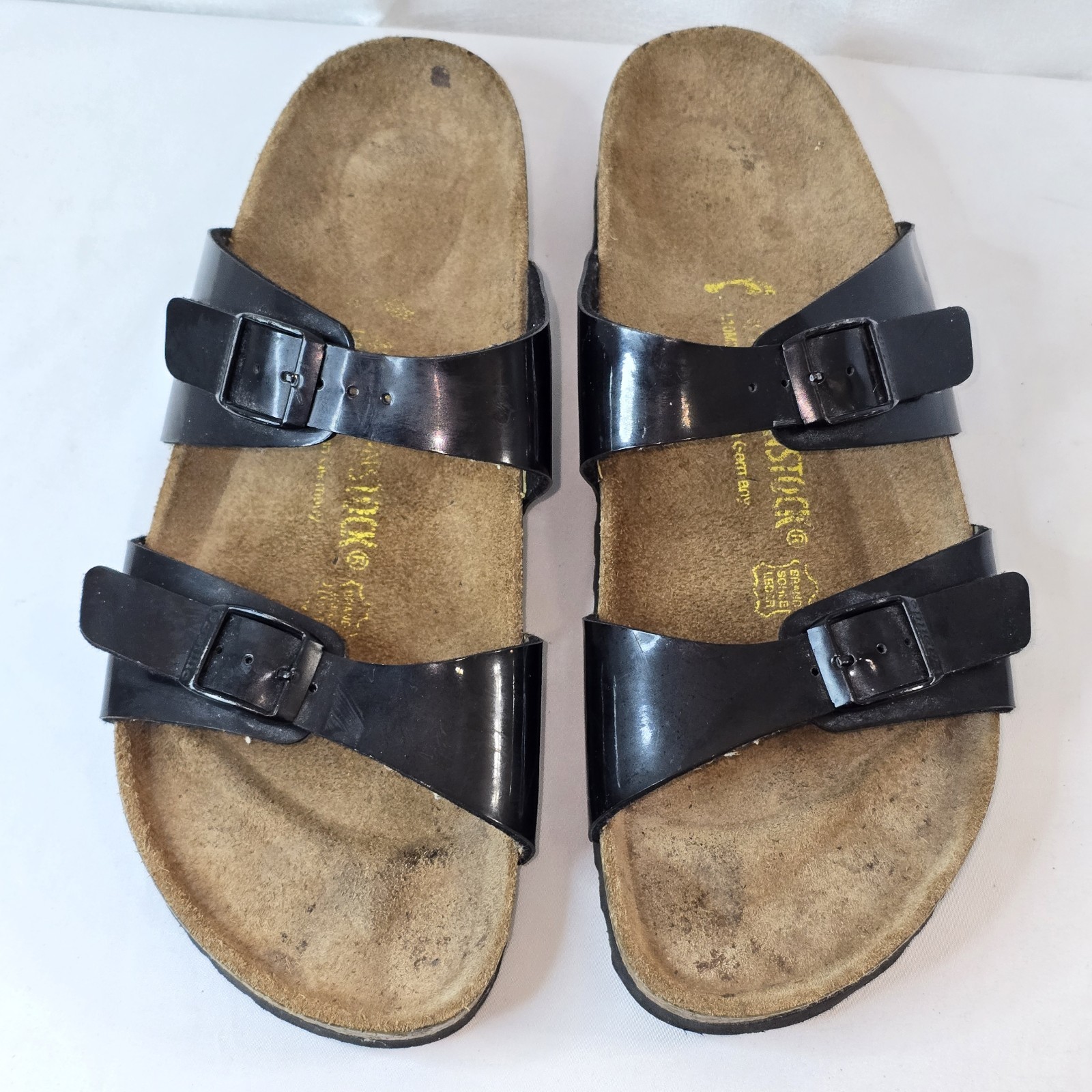 Birkenstock Papillio Arizona Black Vegan EU Size 41 US Mens 8 US Womens 9.5