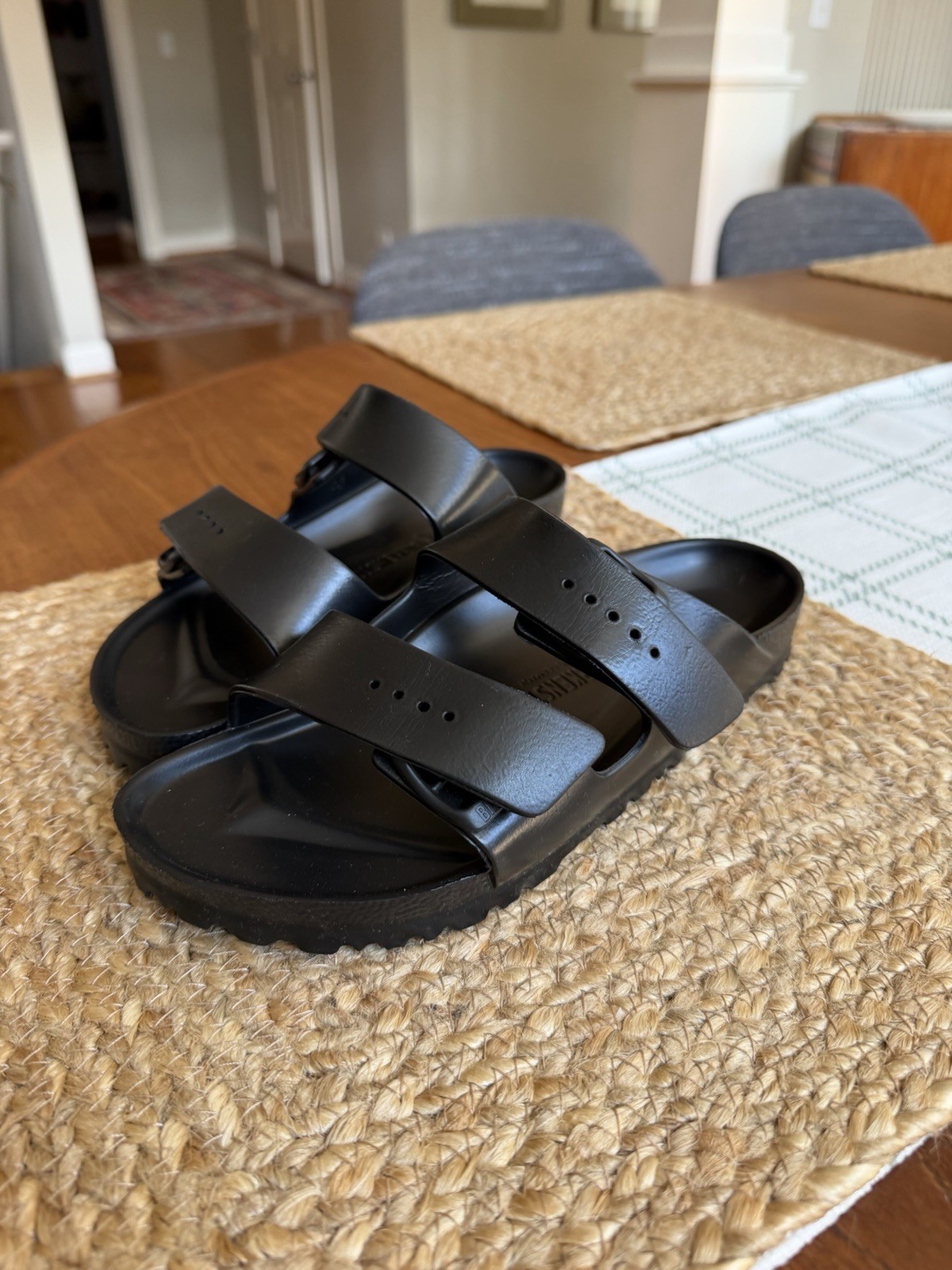 New Women’s Birkenstock Arizona EVA Sz 38 7 $50 MSRP Black