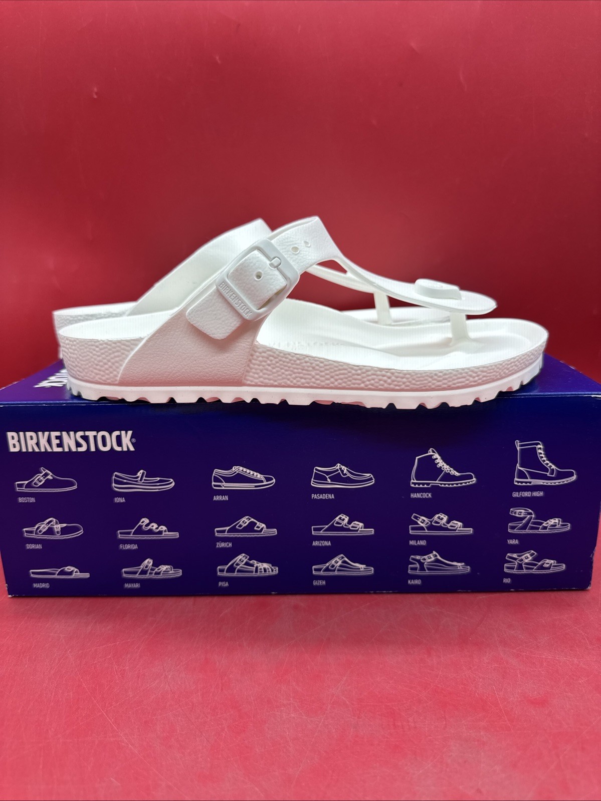 Birkenstock Gizeh EVA Regular Fit White | US Womens 6- EUR 37
