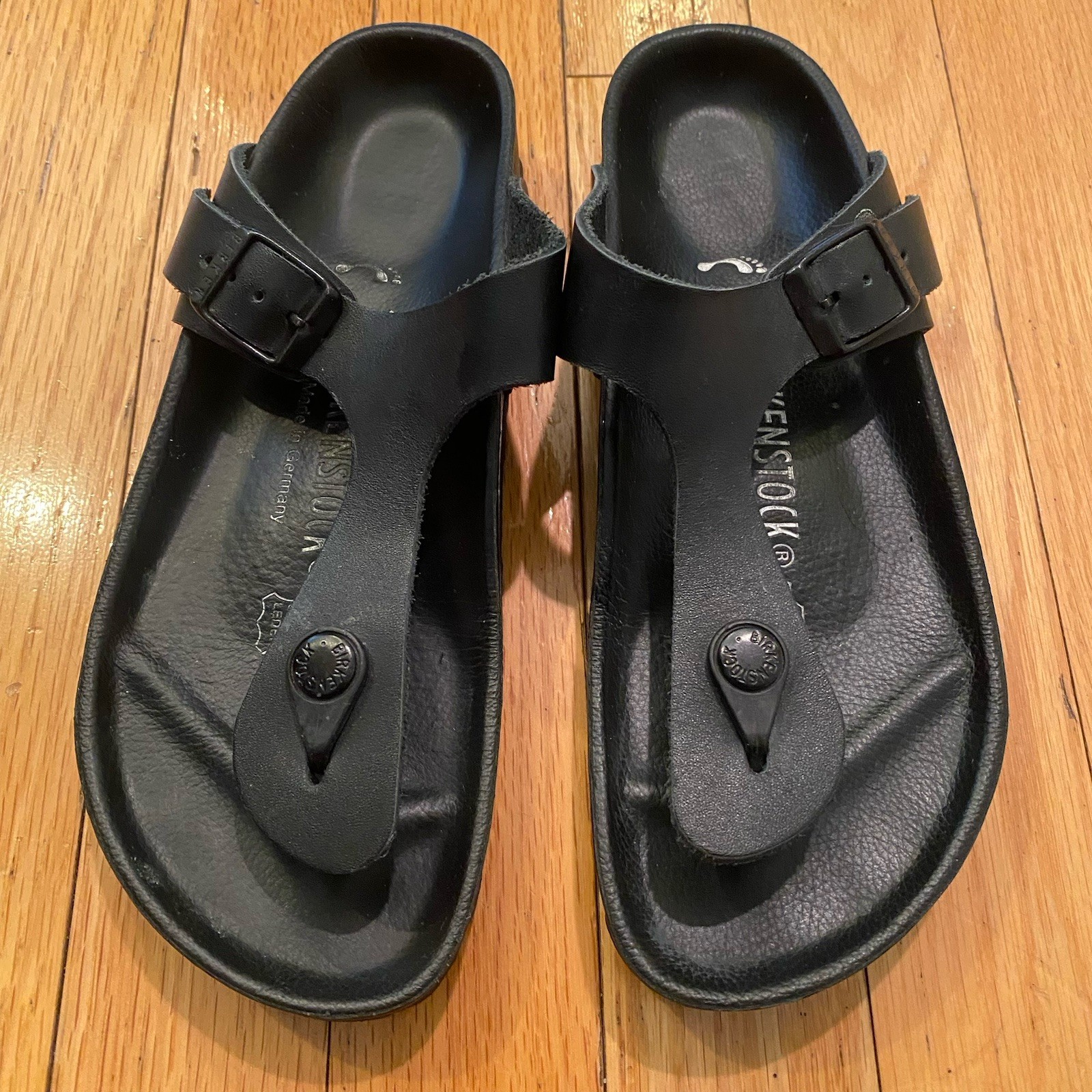 Birkenstock Gizeh EVA Arch Support Cushioned Leather Size 36
