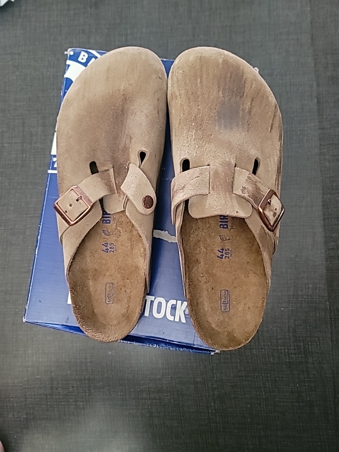 Birkenstock Boston Taupe Size 44 (M11/L13)