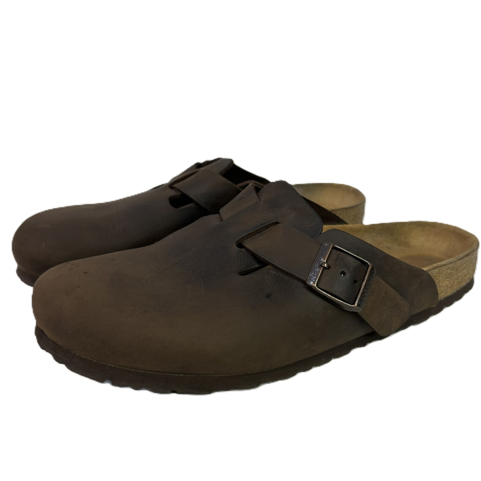 Birkenstock Boston Oiled Leather Clogs Brown EU 42 Mens 9 Womens 11 Unisex