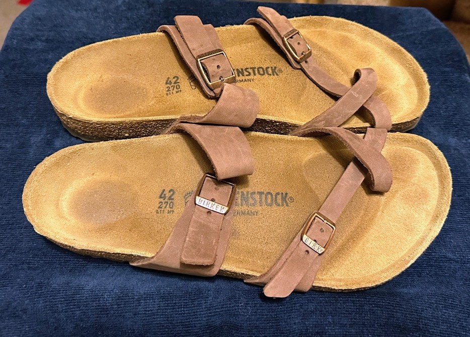 Birkenstock New w/o Box Mayari Mocha Birkibuc -size 11
