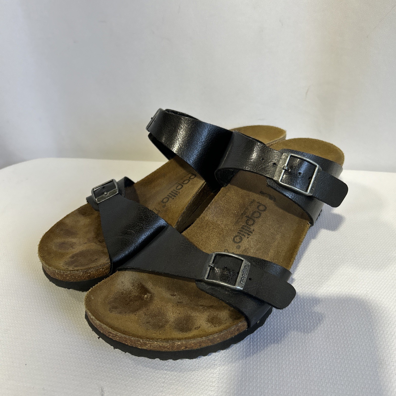 Birkenstock Papillio Dorothy Wedge Sandal Women’s Size 41 US 10 Arizona Black