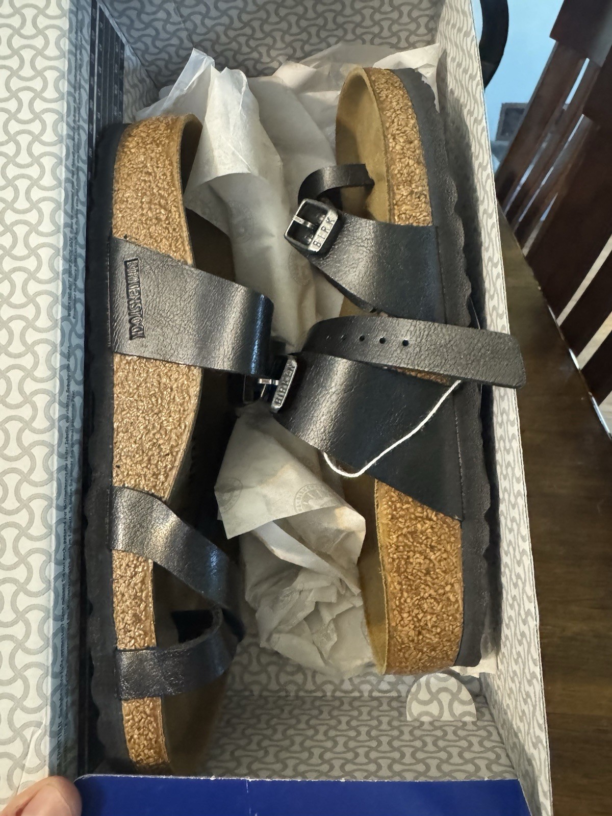 Birkenstock Mayari – NEW – in box 37 Graceful Licorice BirkoFlor