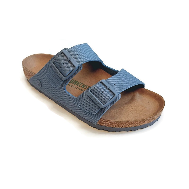 Birkenstock Arizona Mens 8 Womens 10 Vegan Canvas Sandals EU 41 Blue Regular