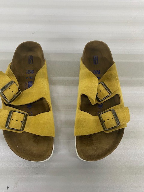 Birkenstock Arizona Ochre Oiled Leather Soft Footbed Nar Women’s Size 8