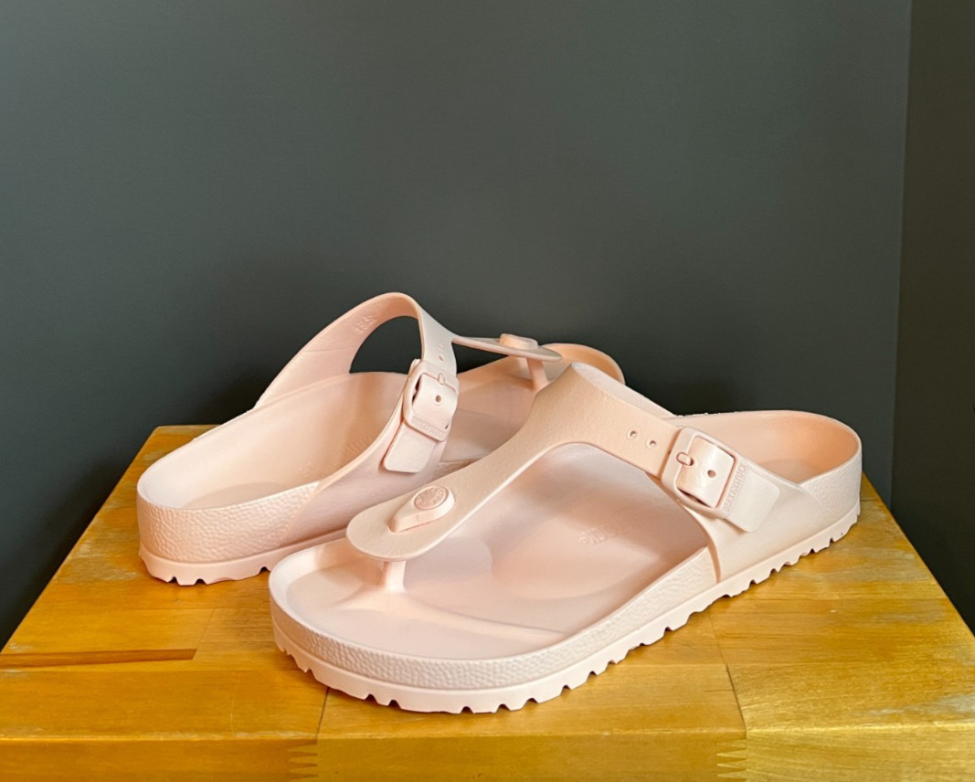 Birkenstock Light Rose Gizeh EVA Sandal US Women 10 – 10.5 (EU 41) NWB