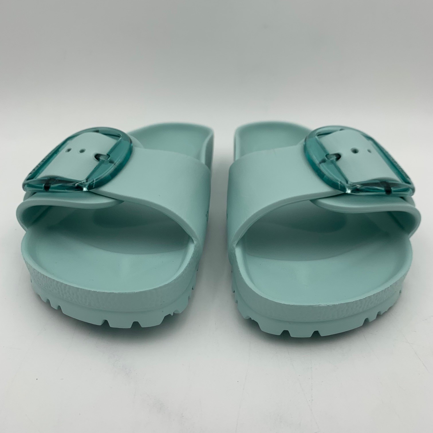 Birkenstock New w/ Box Madrid Big Buckle Surf Green EVA Narrow 1029614