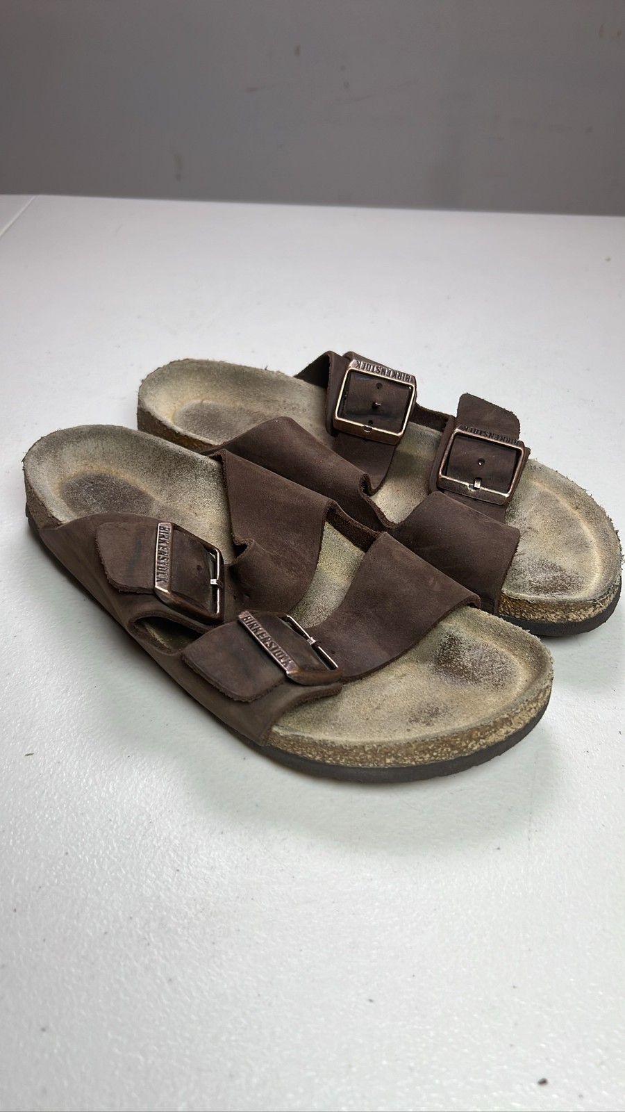 Birkenstock Arizona Mocha Brown Oiled Leather Sandals EU37-45 Unisex