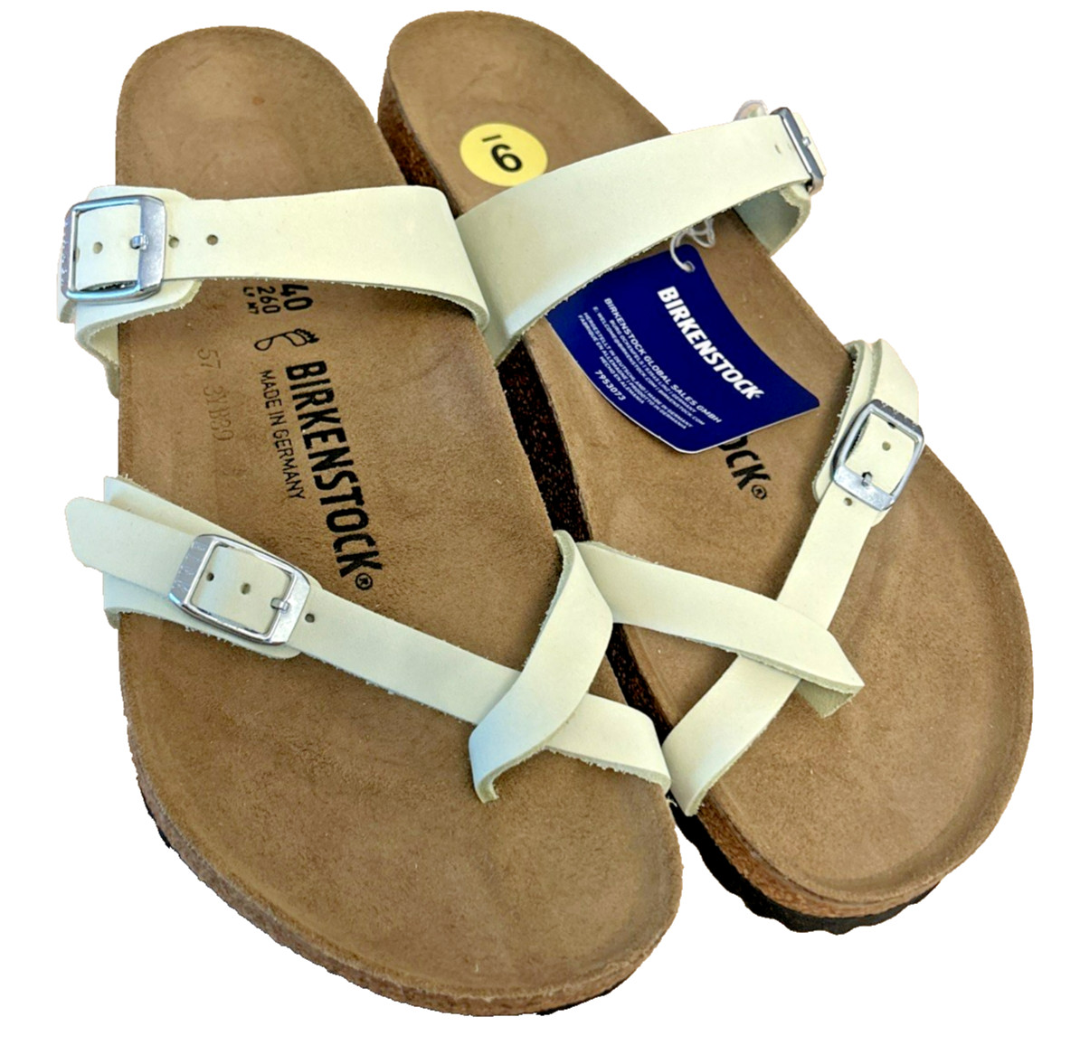 NWT Birkenstock Mayari Sandals Women’s US9, EU40  – Lime Green