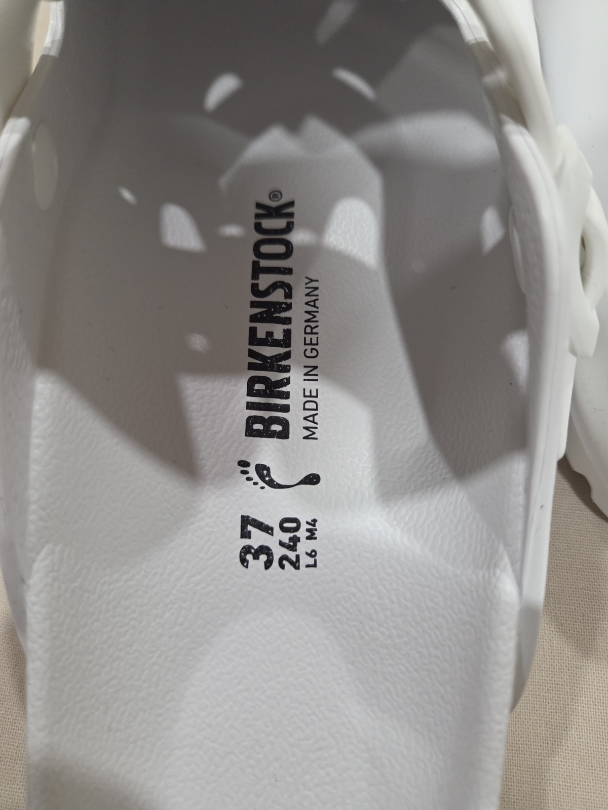 Birkenstock Boston Eva White Clogs Size 37 Narrow Women’s.