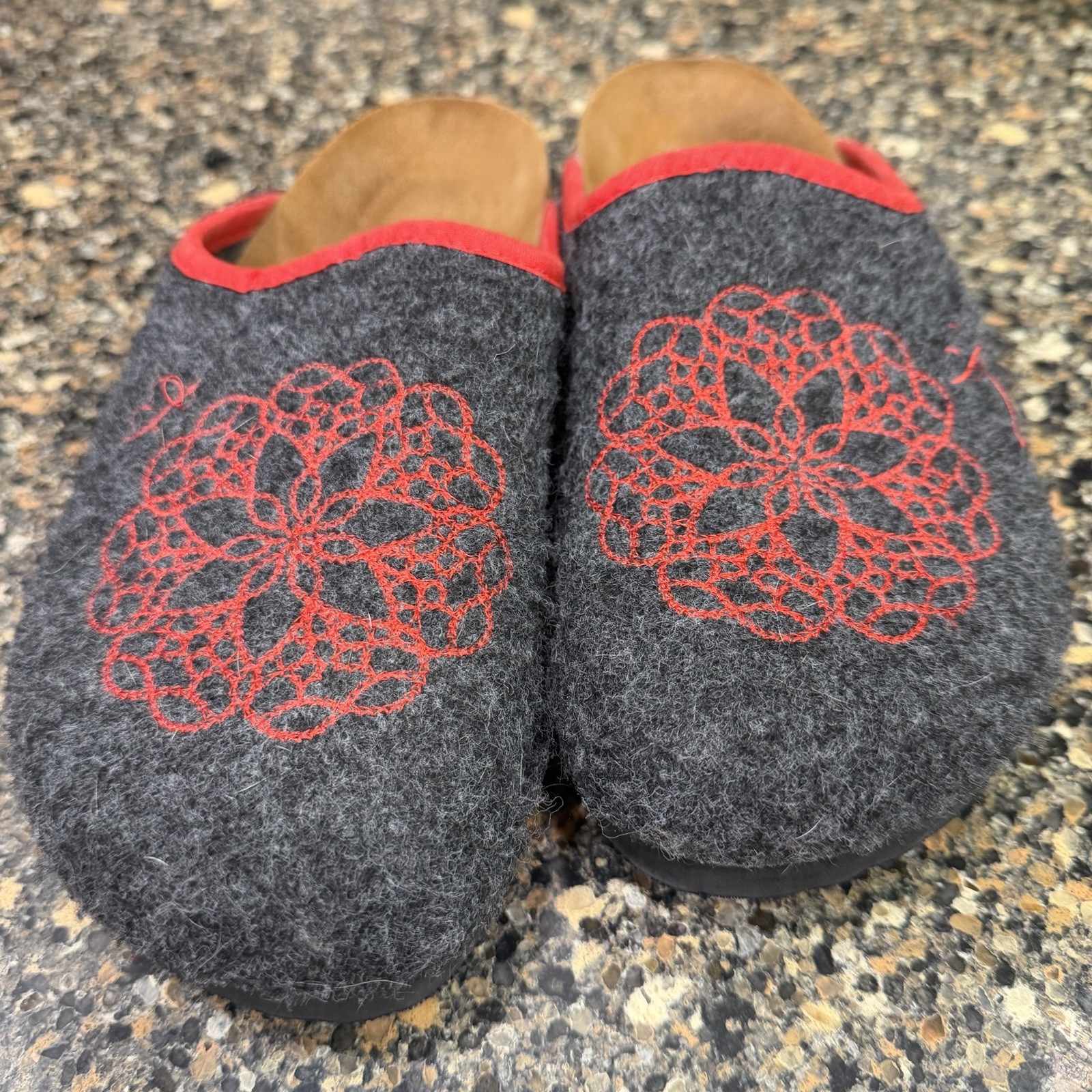 Birkenstock Papillio Boston Wool Clog Womens Size 38