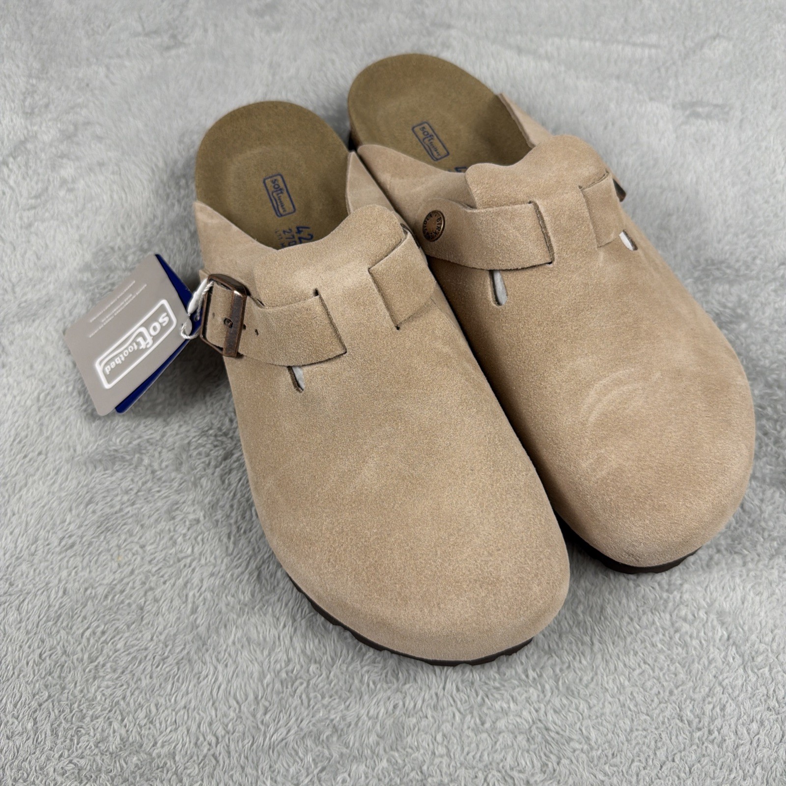 Birkenstock Boston Sandcastle Women’s Clog Casual, Size Women 11 Narrow Men 9