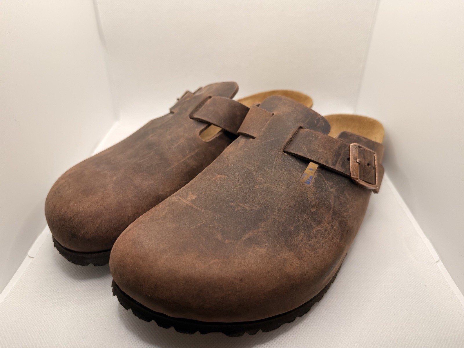 NEW Birkenstock Boston Habana Soft Footbed Regular Size M12 Authentic (W/O BOX)