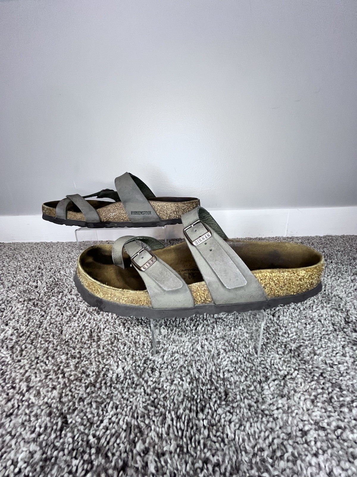 Birkenstock Mayari Taupe Suede Sandals Women’s 6 US 37 EU