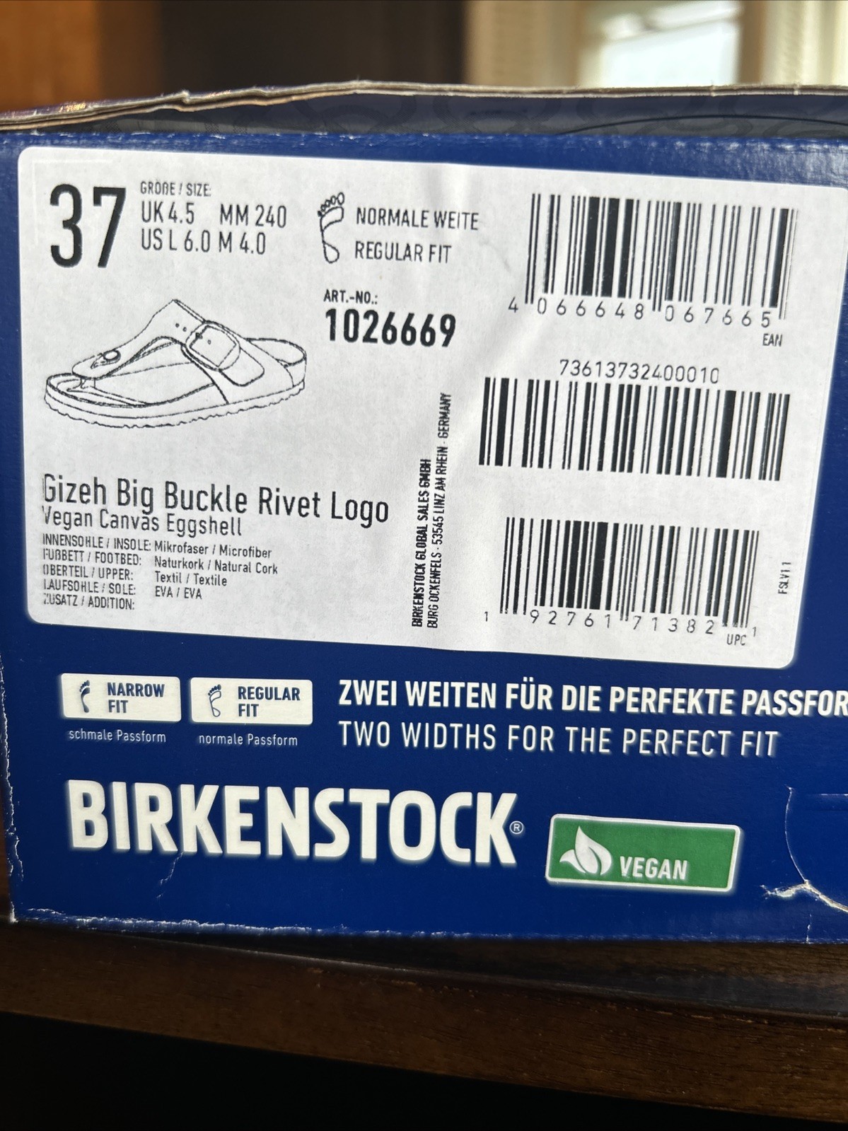 Birkenstock Gizeh Big Buckle Canvas Sandal, Women (Pick your Size) New with Box