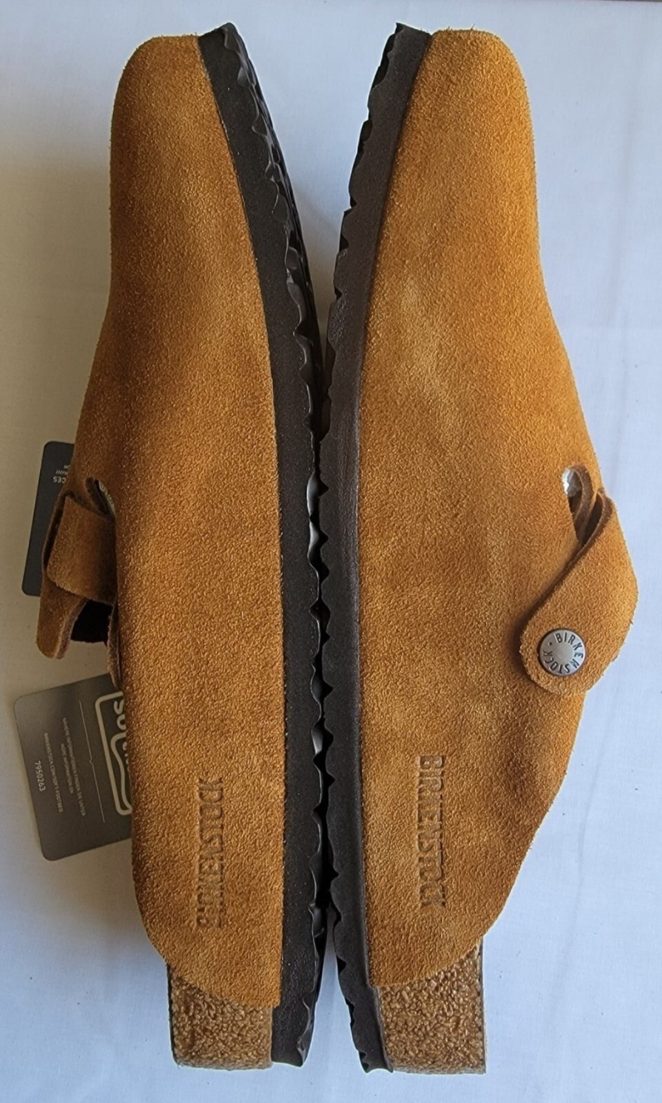 Birkenstock Boston Bs Color Mink Suede Clog Regular Wide
