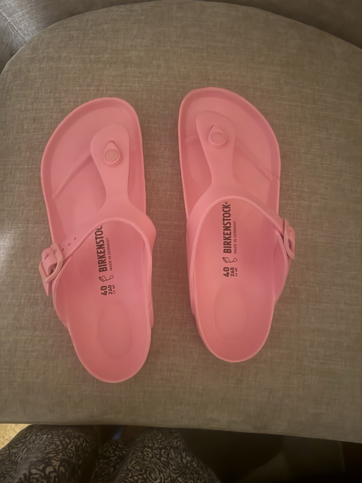 Birkenstock Gizeh Essentials Eva  Women’s EU 40/ US 9 Pink Flip Flop Sandals