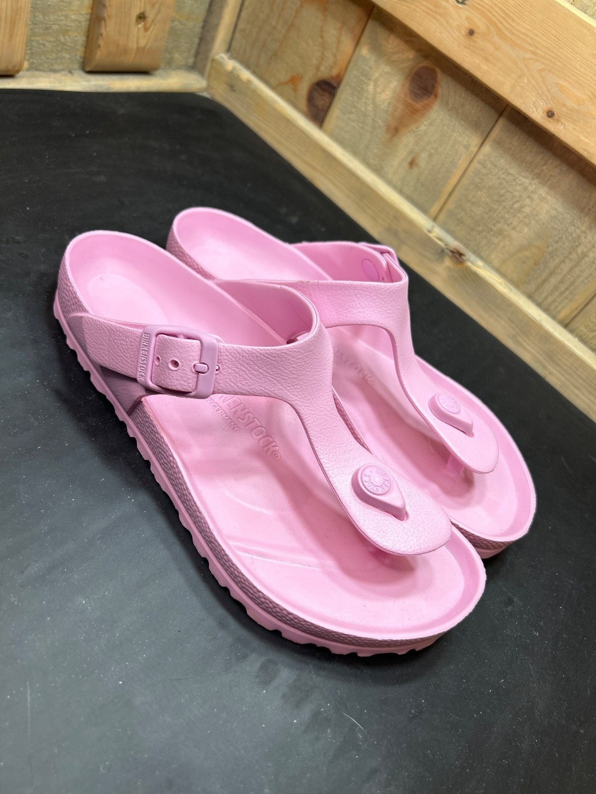 Birkenstock Gizeh EVA Sandals Womens 5 Fondant Pink Narrow EU 36 UK 3.5 Beach