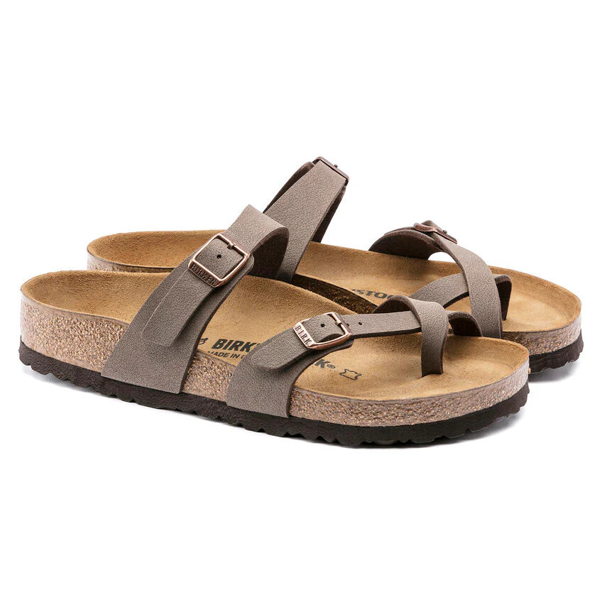 Free Shipping Birkenstock Mayari Birkibuc Mocha Sandals Women’s Shoes New w/ Box
