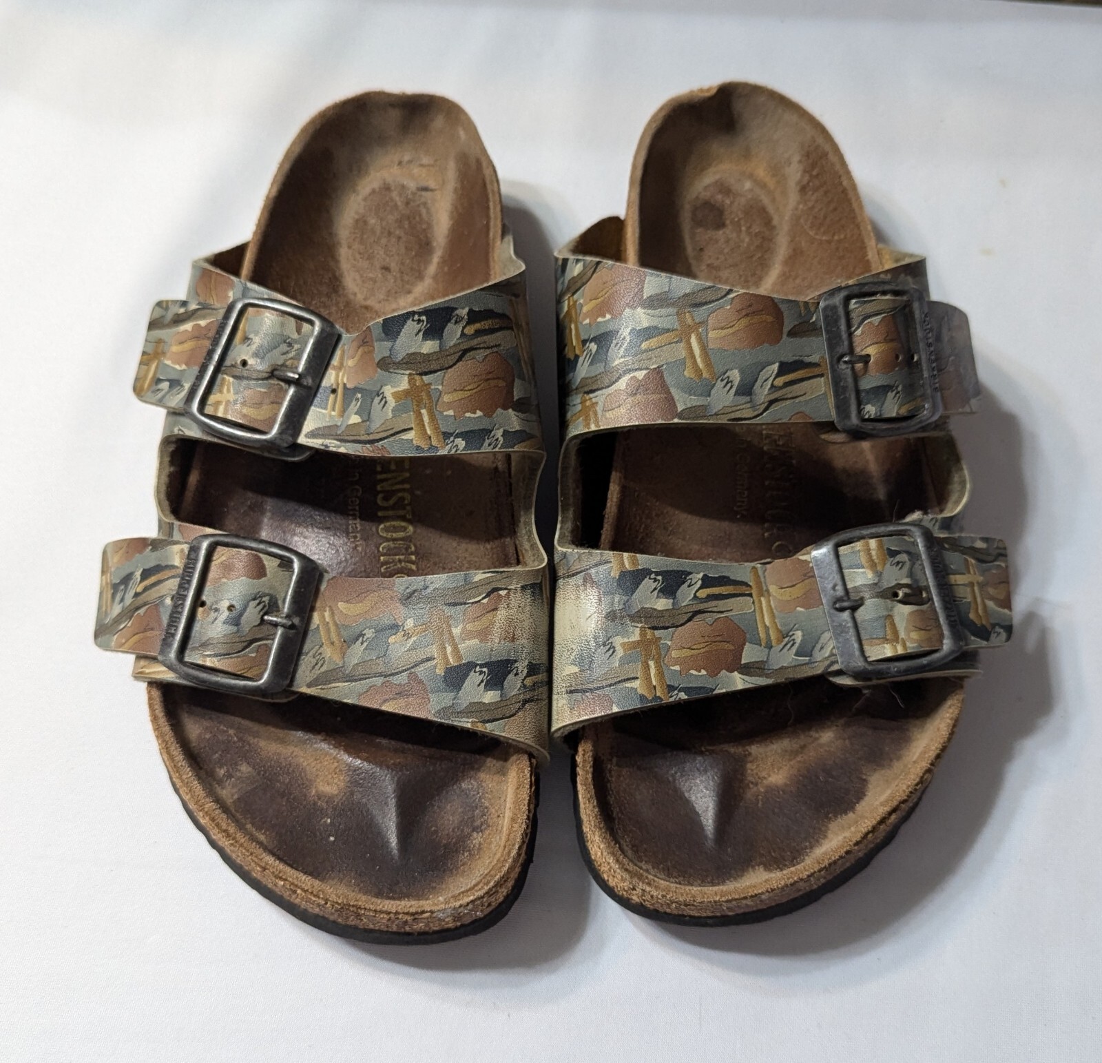 J. Garcia Birkenstock Papillio Arizona Sandal Women’s 6 US 37 EU Camo