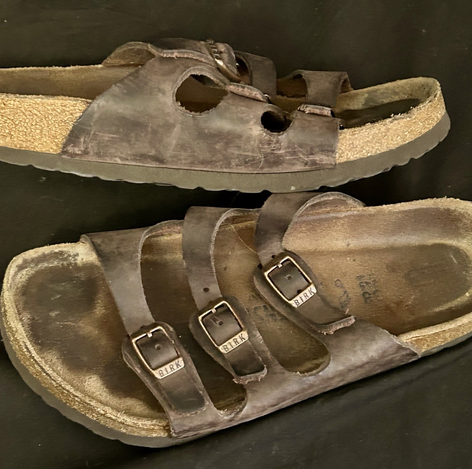 Birkenstock Florida Soft Footbed Sandal EUR 38 US 7 Habana Oiled Leather Comfort