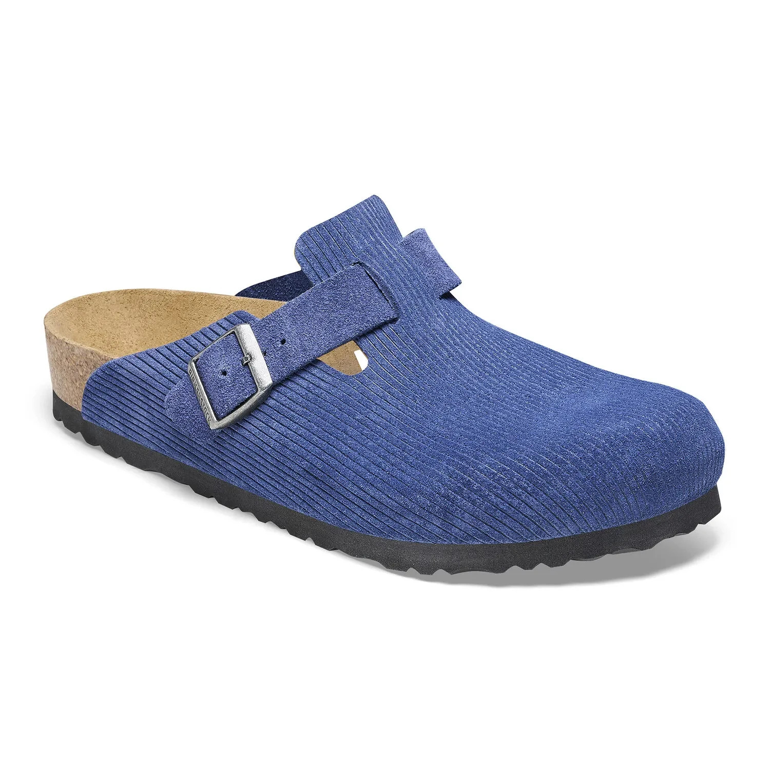 Birkenstock Boston Suede Leather (Size 46) “Corduroy Indigo” Men’s Clog Sandal