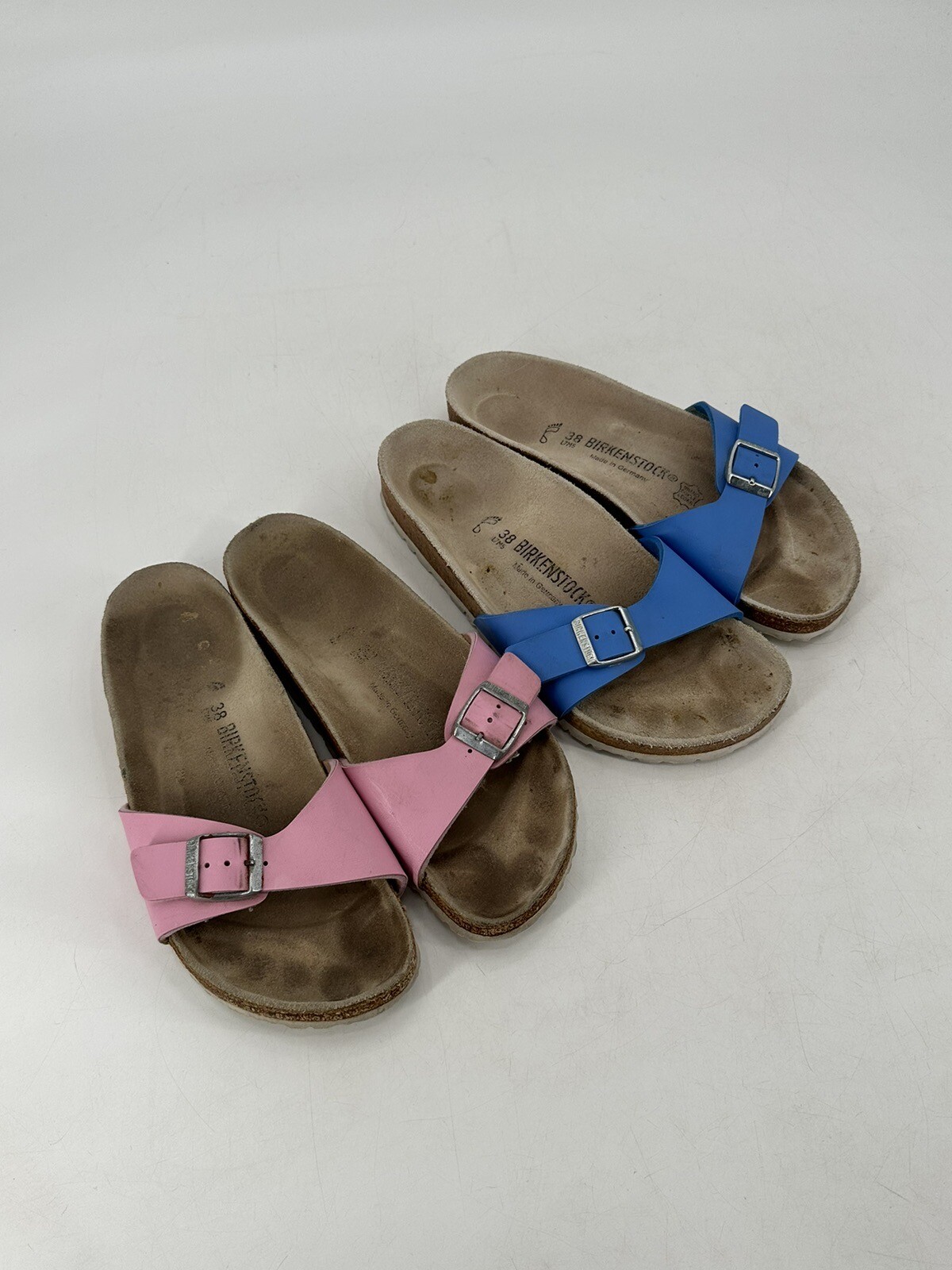 LOT OF 2 Birkenstock Madrid Slides Buckle Sandals Unisex Adult M’s 5 W’s 7