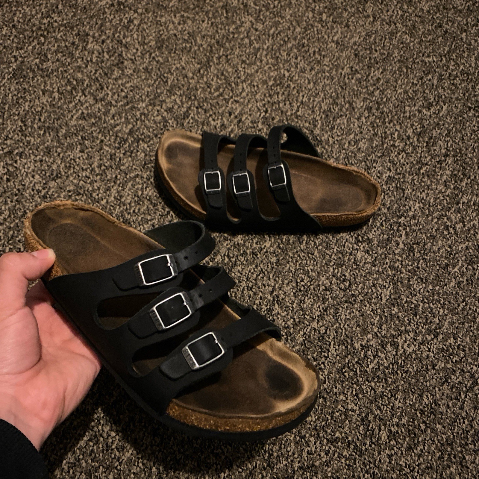 Birkenstock Florida Soft FootBed Birko-Flor Sandals.Size 9 Womens  Barely Used✨✨