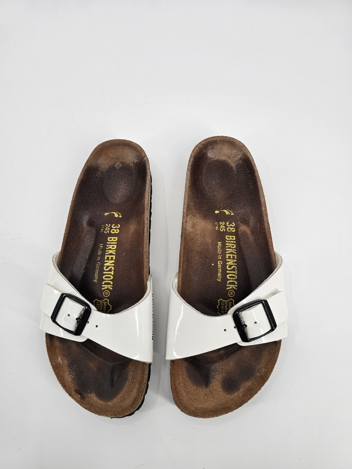 Birkenstock Madrid Birko Flor, White US Men’s 5 Women’s 7 / EU 38