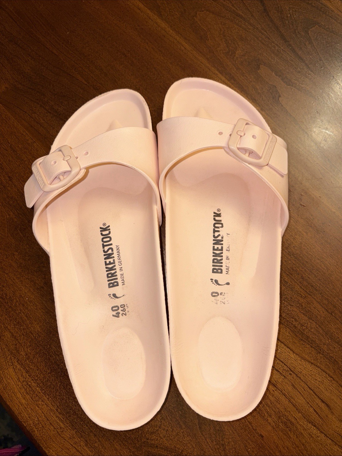 Birkenstock Madrid EVA sandals in the color Rose Size 40 Or In US 9 Women’s