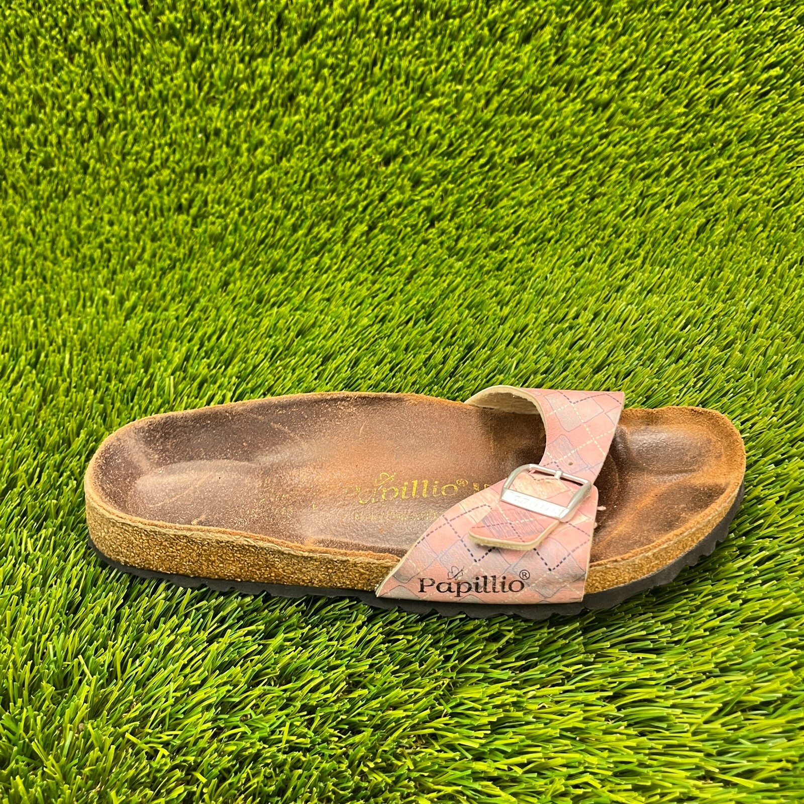 Birkenstock Madrid Buckle Womens Size 7 Pink Casual Narrow Slip On Sandals Shoes