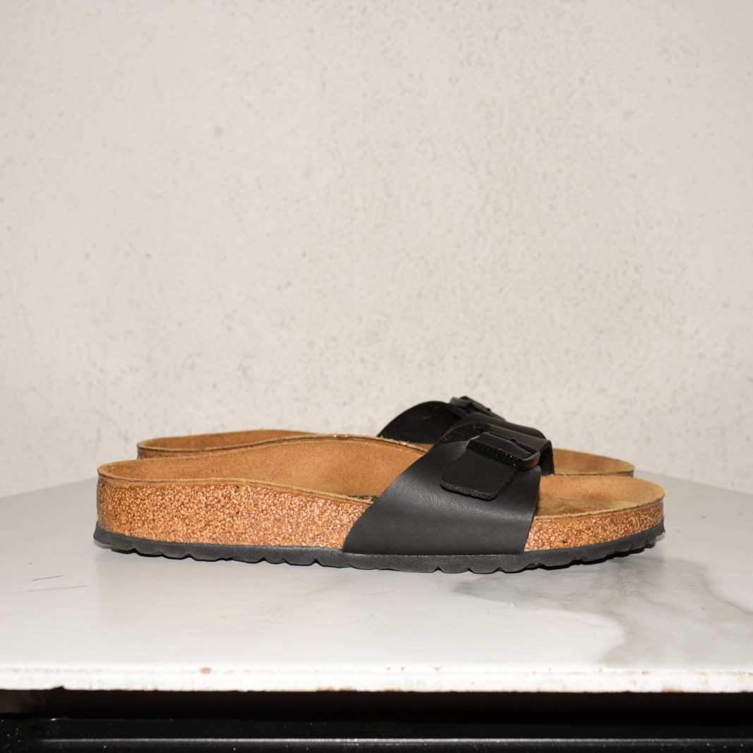 Birkenstock Madrid Black Slide Sandal Women 38 R