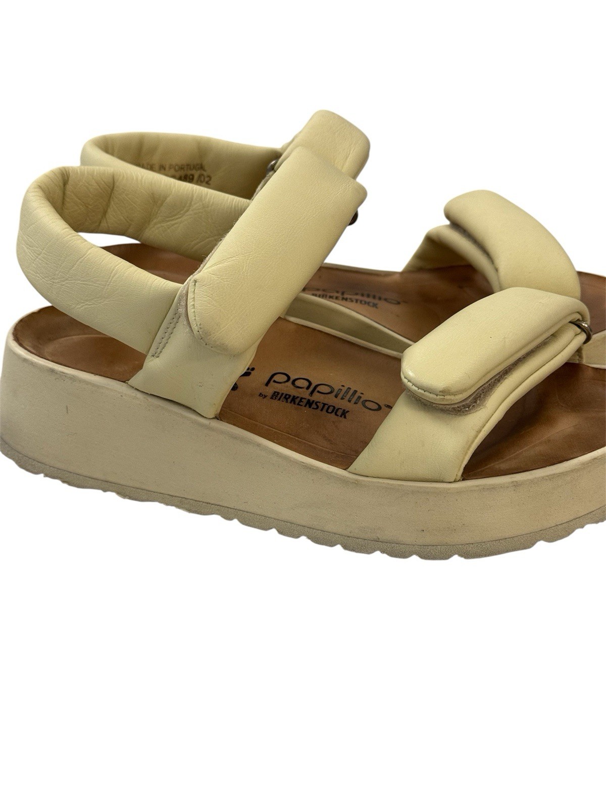 Birkenstock Papillio Theda Leather Wedge Sandals Women’s Size 37