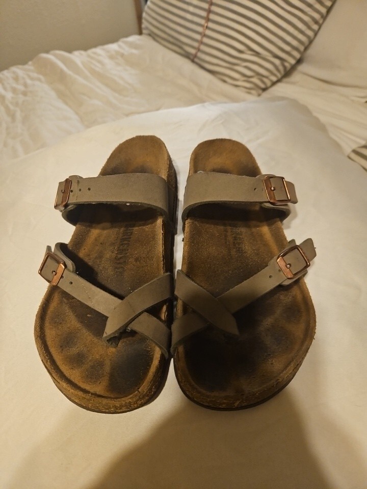 Birkenstock’s Mayari Women’s Size 7  Brown/Taupe Sandals