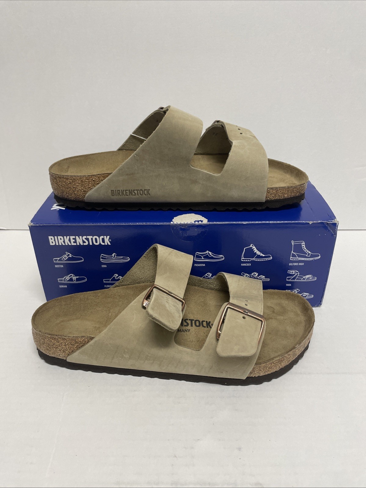 Birkenstock Arizona BS Tabacco Brown UNISEX Sandals/shoes W9/M7