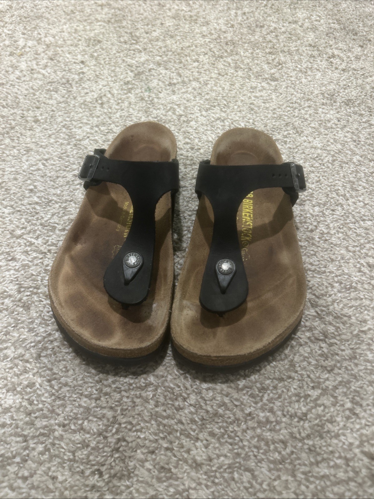 Birkenstock Gizeh Size 38 W-7 – M-5 Black Sandal