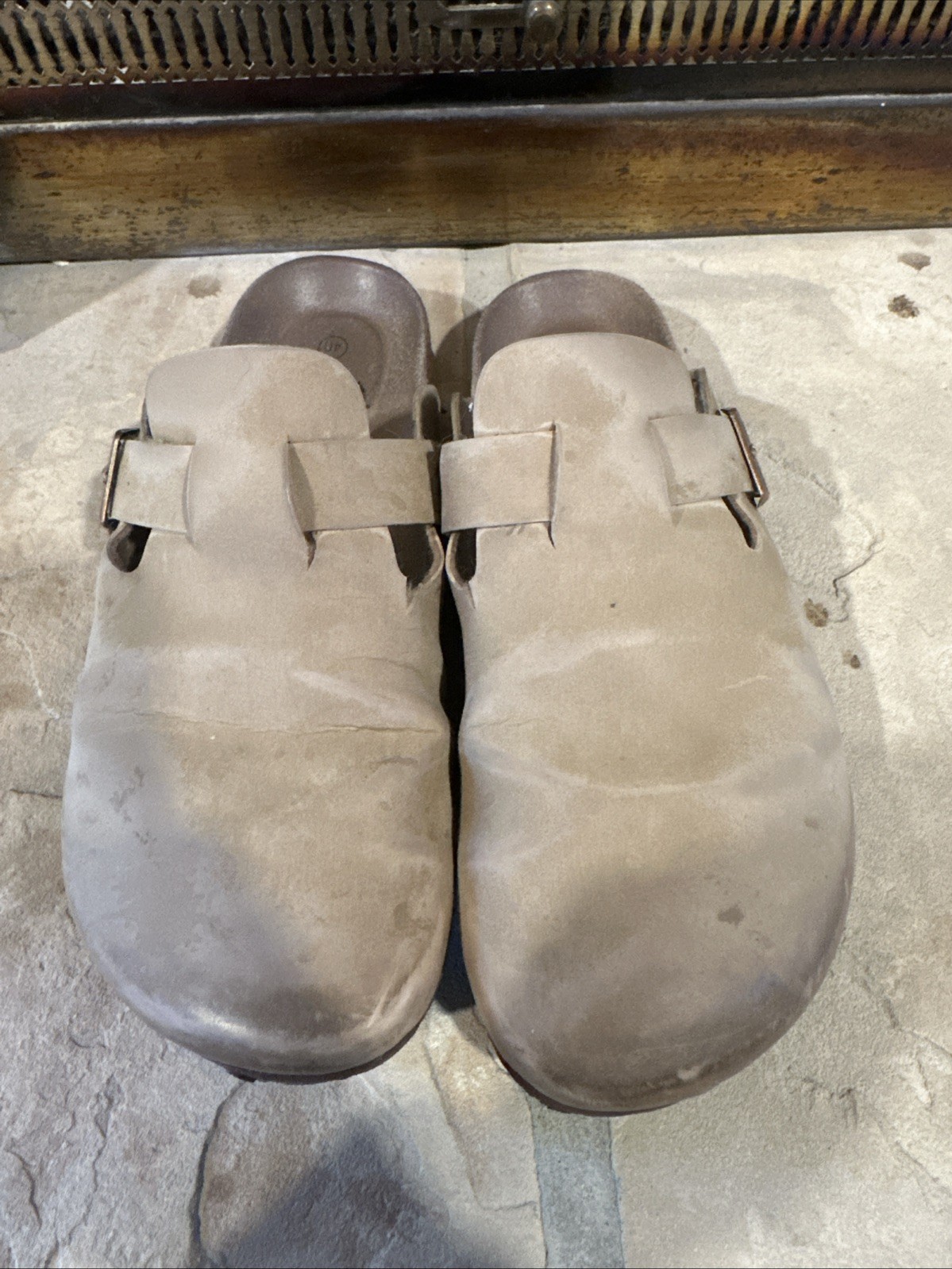Women’s Kidmi Clogs Taupe Potato Shoes Slip On Size 8 Birkenstock Boston Dupe