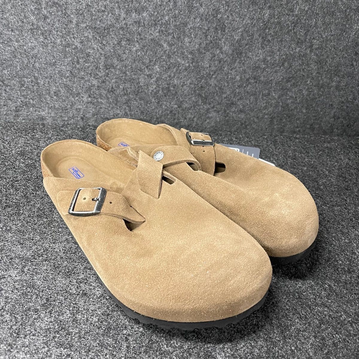 BIRKENSTOCK Boston Soft Footbed Clog Men’s Size US 11 Dark Tea Tonal