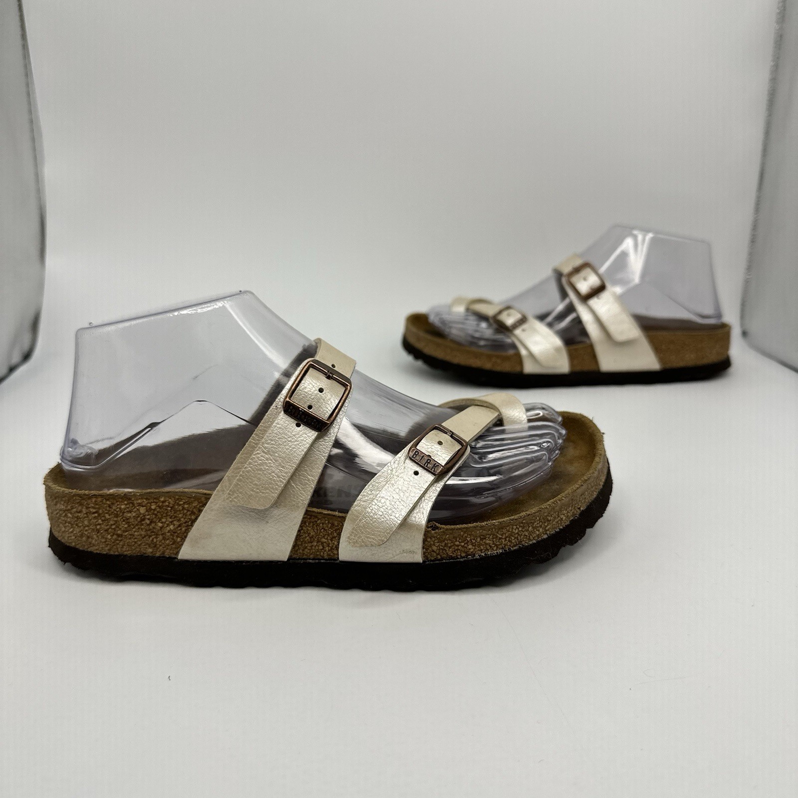 Birkenstock Mayari Pearl Slip On Toe loop Sandal Women 5 US EUR 36