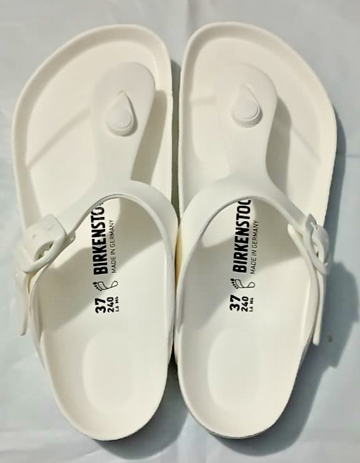 Birkenstock Gizeh unisex EVA Sandal White EU 37 (M4 L6)
