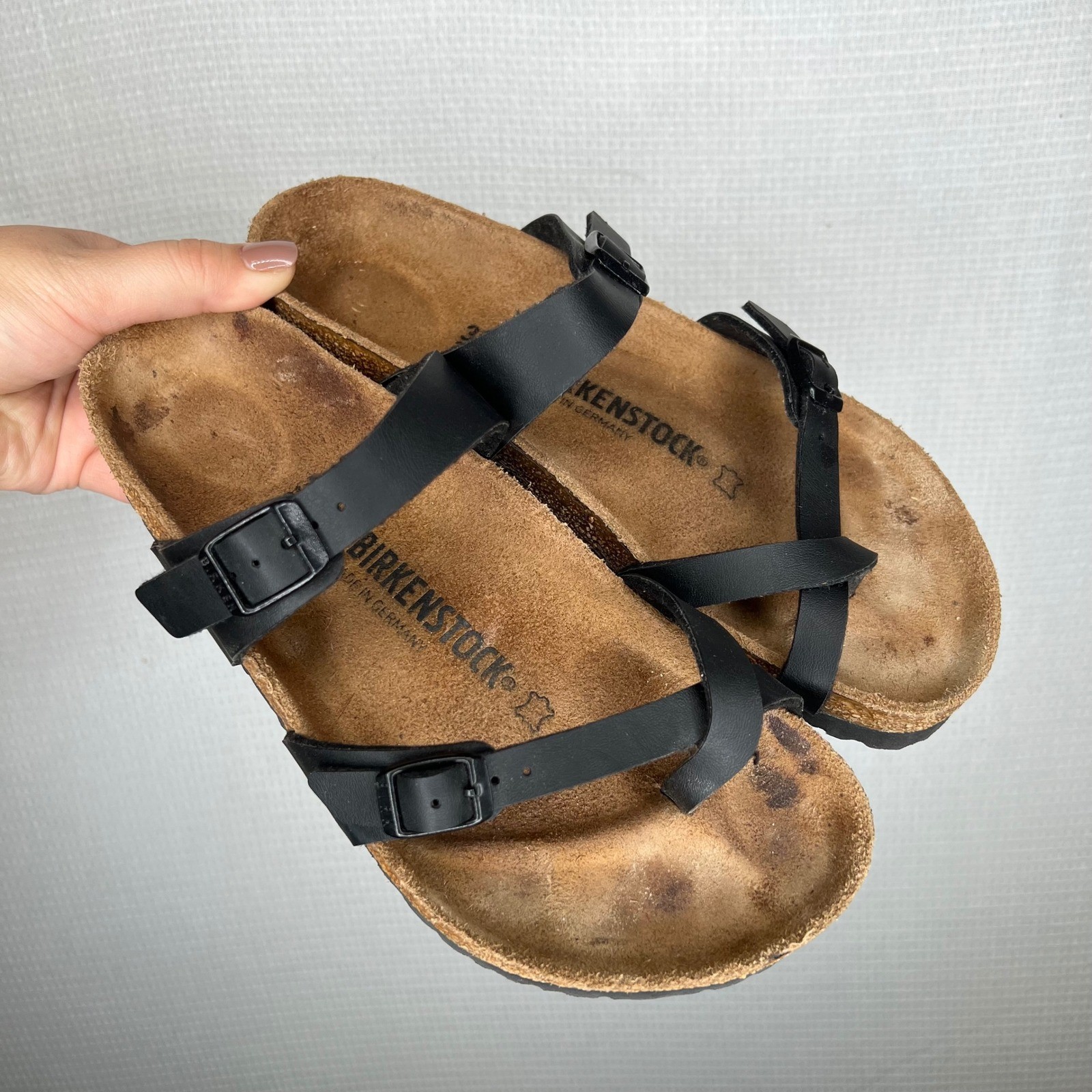 Birkenstock Mayari Black Thong Sandals – Size 39 or US 8 Women’s Classic Comfort