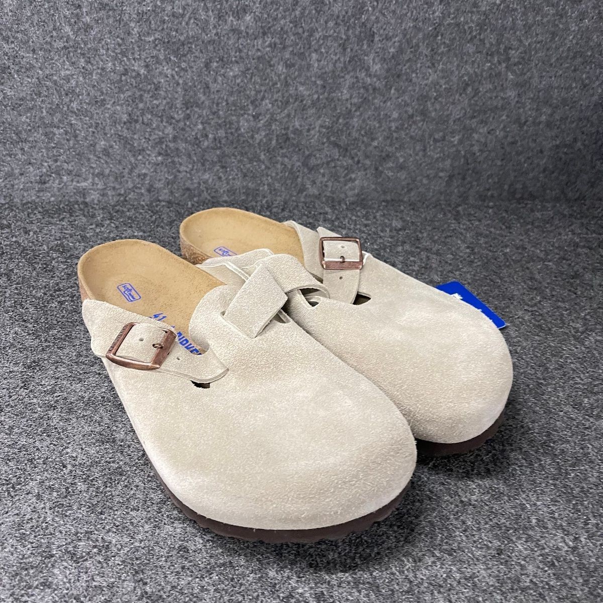 BIRKENSTOCK Boston Soft Footbed Clog Unisex Size US M8/W10 Taupe